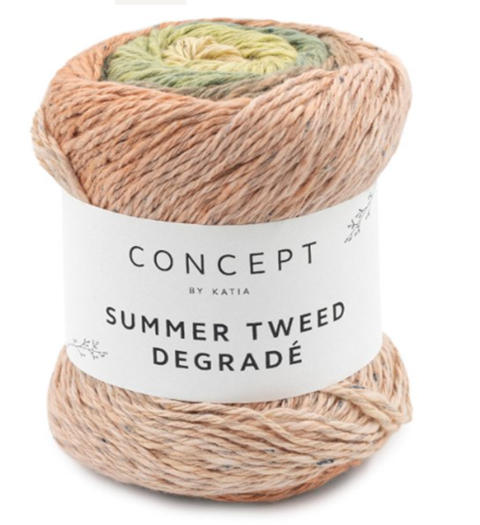 Katia | SUMMER TWEED DEGRADÉ COTTON AND HEMP PRINT YARN