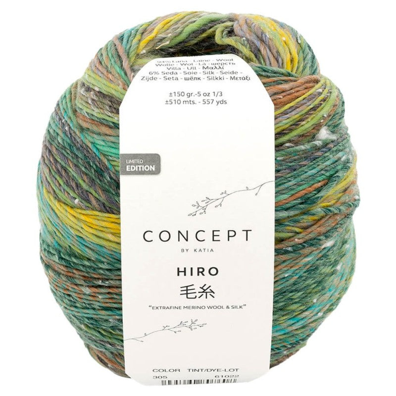 Katia | HIRO HANDICRAFT-EFFECT MERINO AND SILK YARN