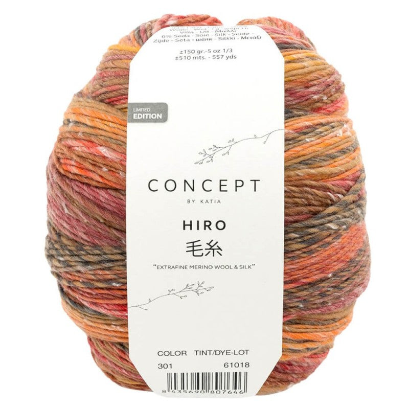 Katia | HIRO HANDICRAFT-EFFECT MERINO AND SILK YARN